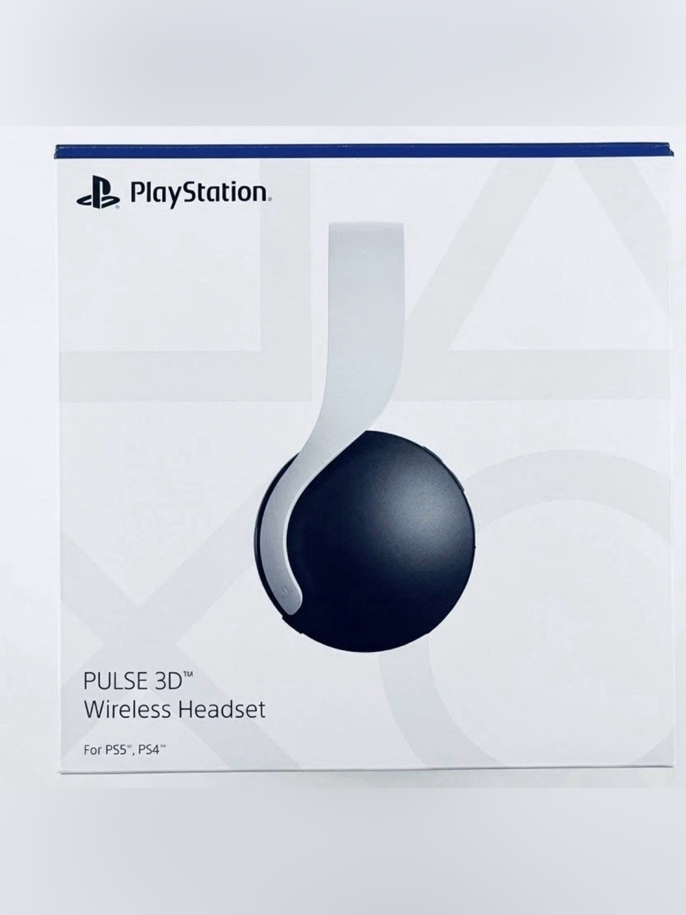 Sony Pulse 3D Wireless Headset — White and Black- PlayStation